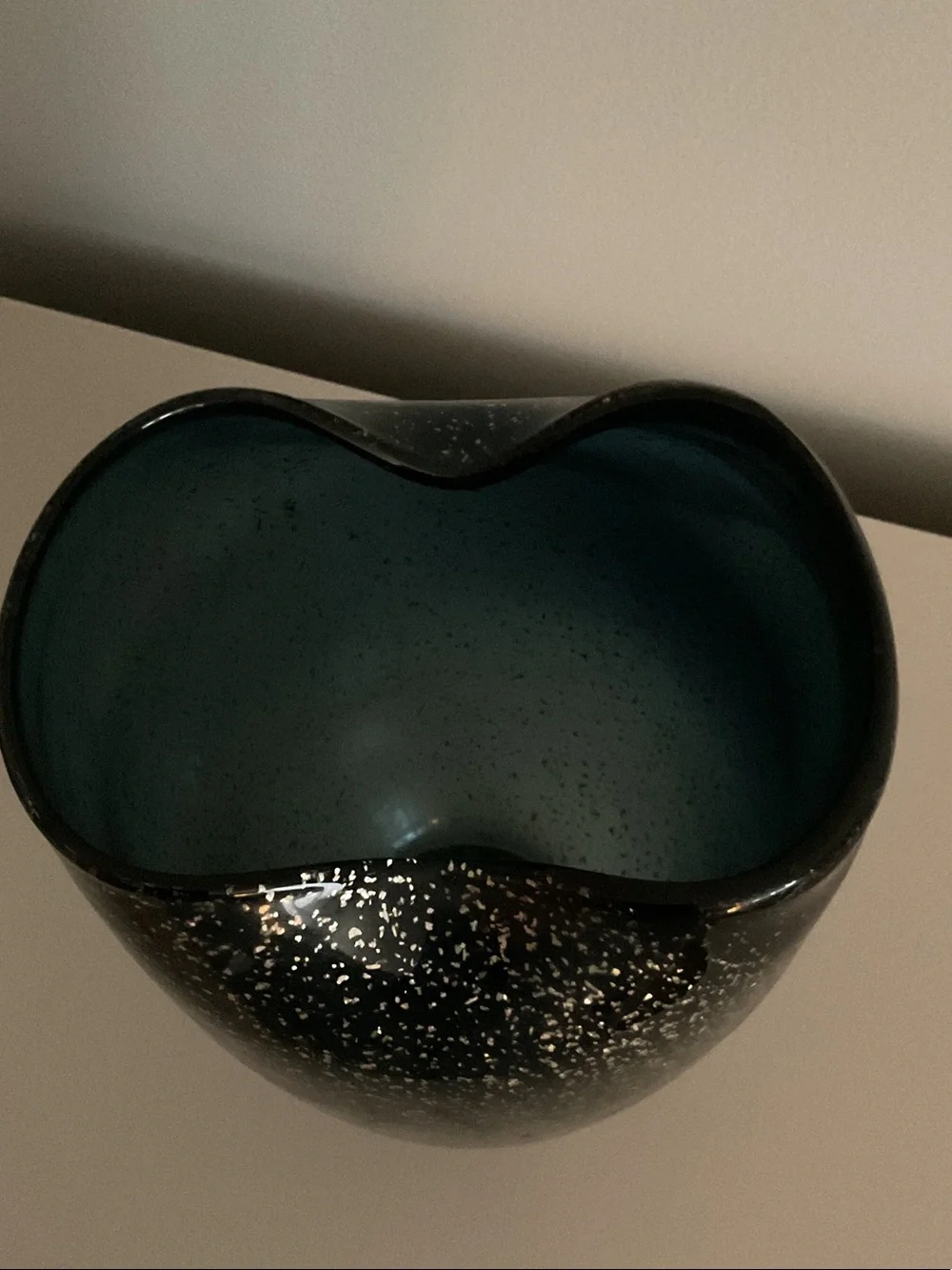 N/A handblown navy